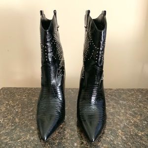 Jessica Simpson Black Sunset Crinkle Boot